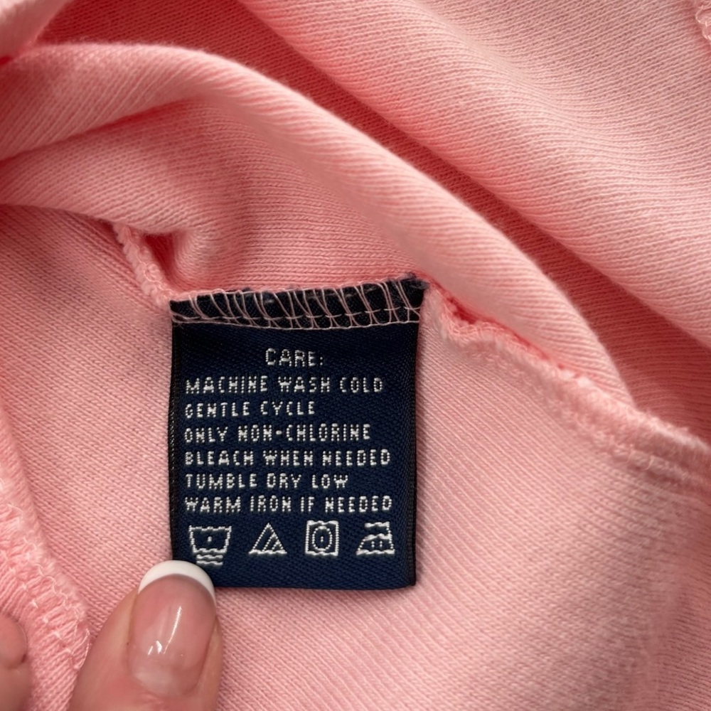Ralph Lauren Sport Soft Pink Cotton Jersey V-Neck T-Shirt Sz.XL - Picture 8 of 10